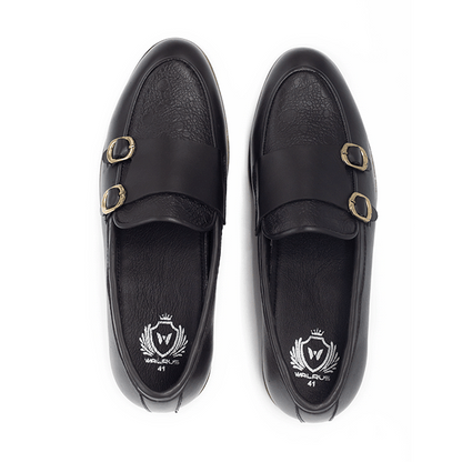 Double Monk Strap | Black | WLM-31B